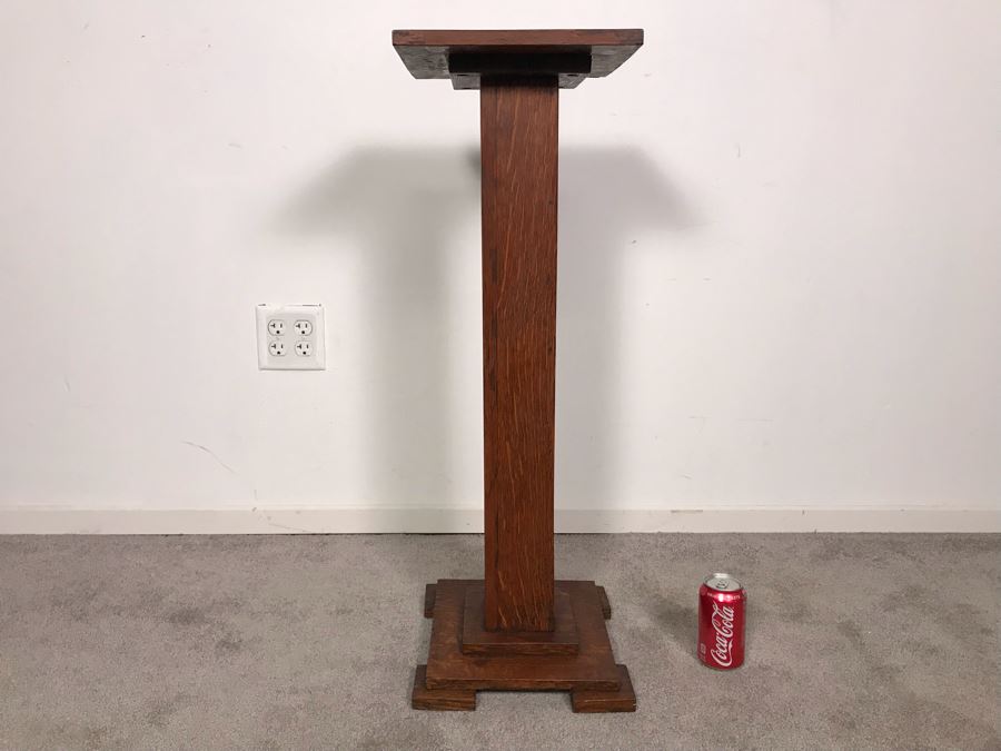 Striking TIger Oak Fern Stand 12.5 X 12 X 33H [Photo 3]