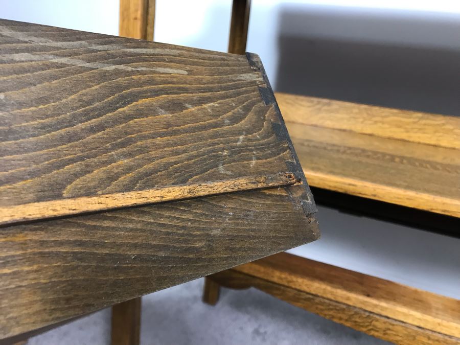 Stunning Arts & Crafts Mission Oak Tiger Oak Sideboard Buffet Table With Drawer [Photo 13]