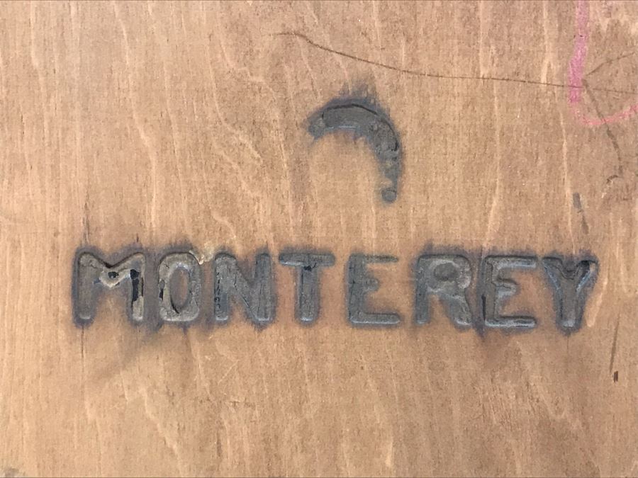 Rare Vintage Branded Monterey California Furniture Bookcase 7660 Farmhouse 36W X 56H [Photo 13]