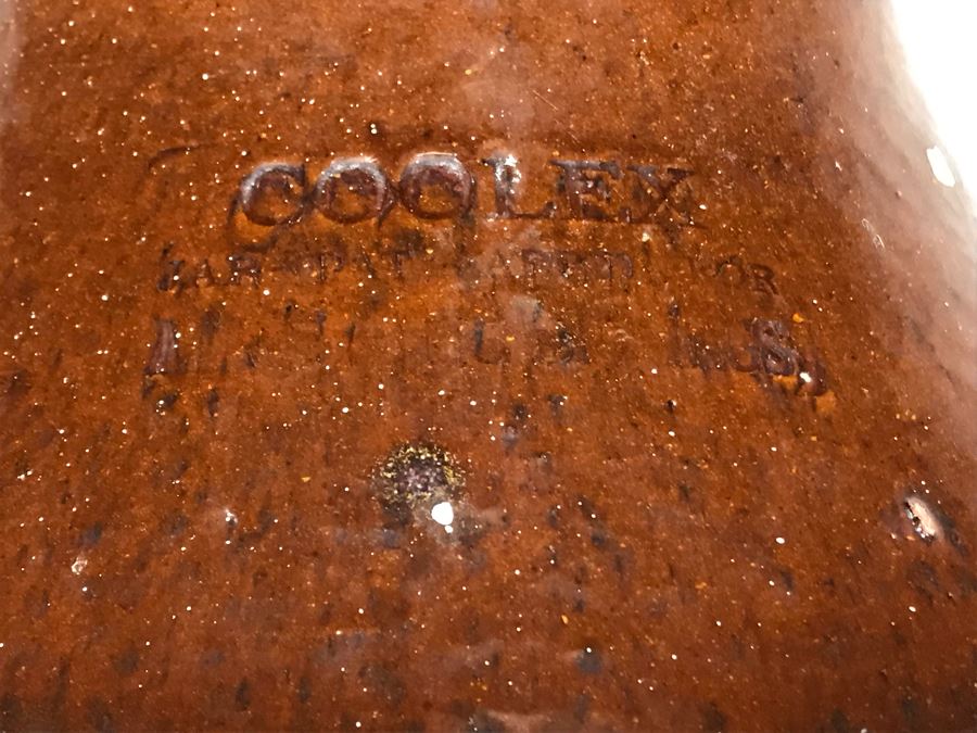 Vintage Coolex Stoneware Water Dispenser With Metal Stand 16W X 36H [Photo 4]