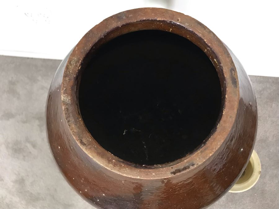 Vintage Coolex Stoneware Water Dispenser With Metal Stand 16W X 36H [Photo 11]