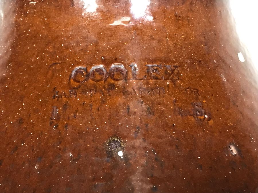 Vintage Coolex Stoneware Water Dispenser With Metal Stand 16W X 36H [Photo 5]