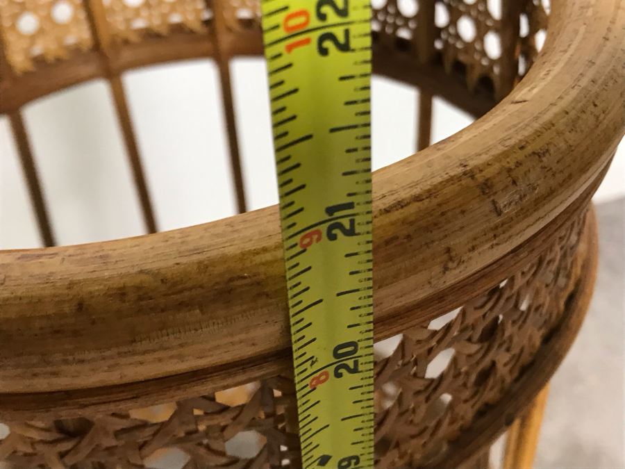 Vintage Rattan Umbrella Stand 21H X 9W - Just Added [Photo 6]