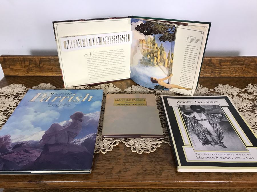 Collection Of (4) Maxfield Parrish Art Books - Just Added