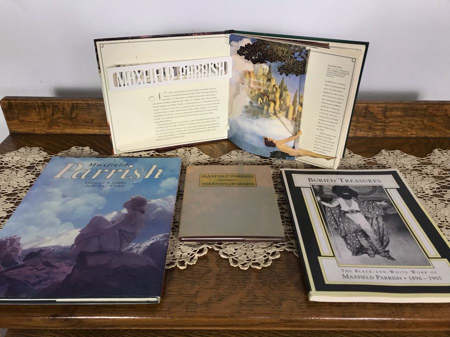 Collection Of (4) Maxfield Parrish Art Books - Just Added [Photo 2]