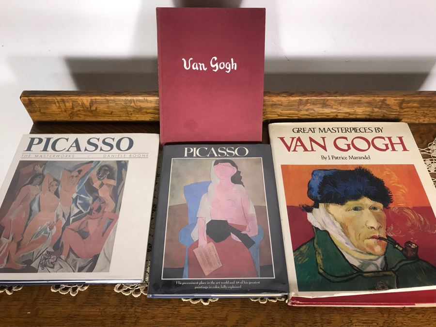 Collection Of (4) Art Books Picasso And Van Gogh - Just Added [Photo 1]