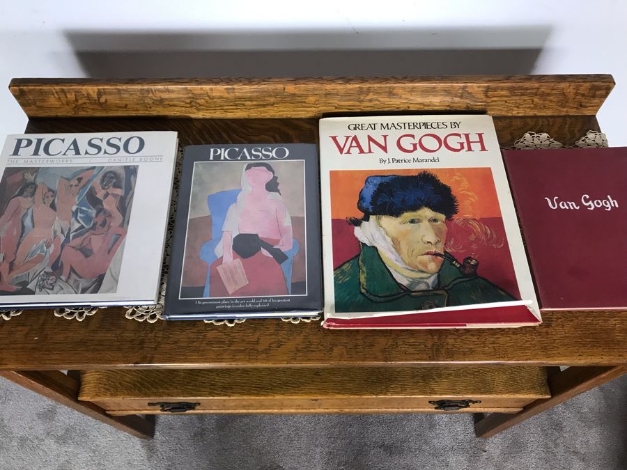 Collection Of (4) Art Books Picasso And Van Gogh - Just Added [Photo 2]
