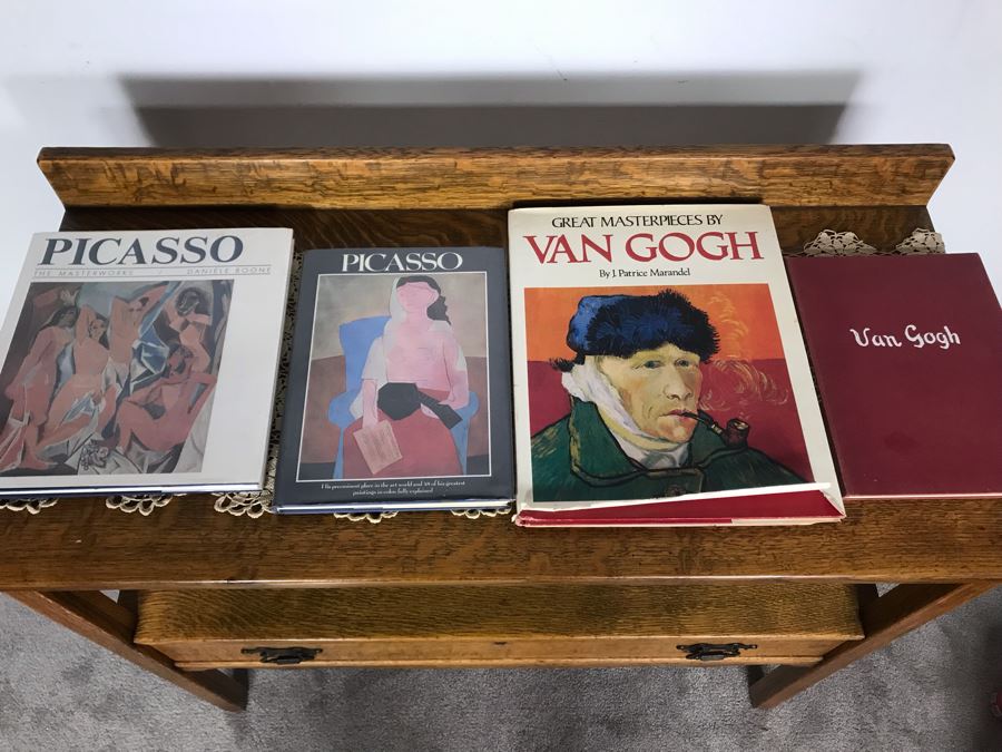 Collection Of (4) Art Books Picasso And Van Gogh - Just Added [Photo 3]
