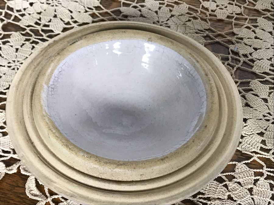 Antique Stoneware Sanford's Inks The Dependable Line Pastes Ink Crock With Handle Advertising Jug 8W X 12H - Just Added [Photo 11]