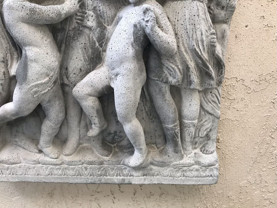 Vintage Mid-Century 1965-66 Bas Relief Wall Plaque Cement Copies Of Front Panels Of Choir Loft Of Basilica Di Santa Maria Della Salute Church In Venice, Italy - Just Added [Photo 7]