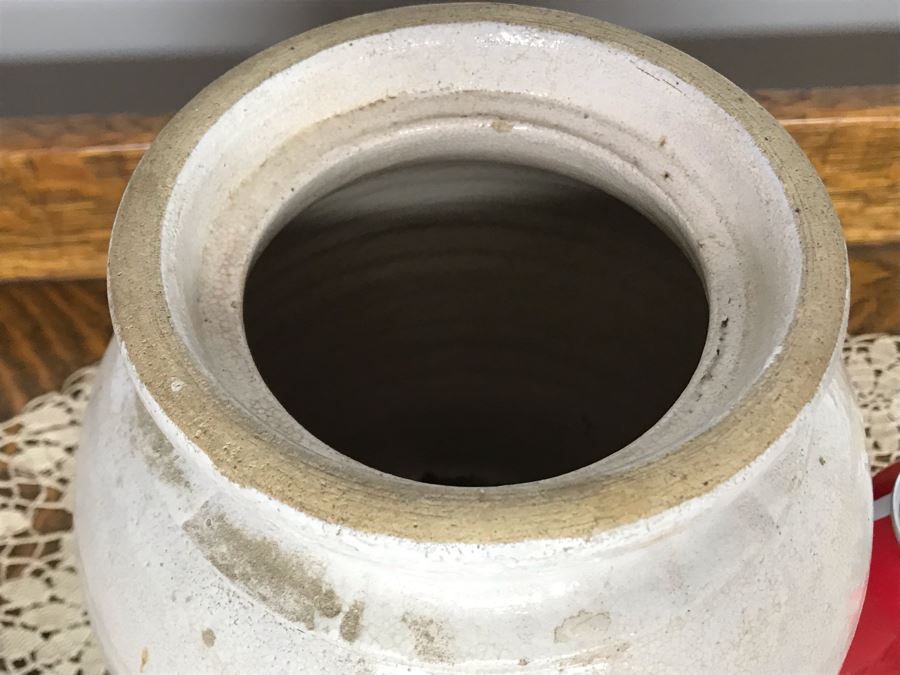 Vintage Morehouse Mustard Advertising Stoneware Jar 8W X 9H - Just Added [Photo 4]