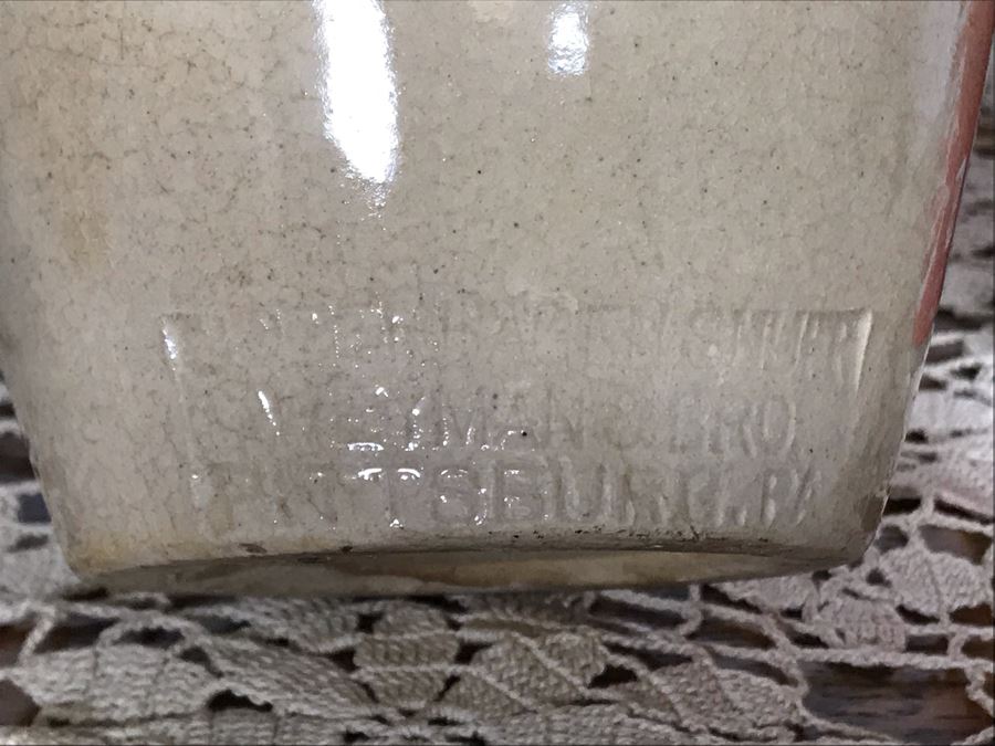 (R) Vintage Stoneware Jug Jar Canister Copenhagen Snuff Weyman & Bro Pittsburgh, (2R) Macomb Pottery Co Jar Pat. 1899 Illinois Fruit Jar Lid, (2L) Vintage Grease Jar, (L) Vintage Parshuram Pottery Works Morvi Jar Threaded Top And Lid - Just Added [Photo 3]