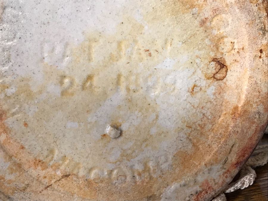 (R) Vintage Stoneware Jug Jar Canister Copenhagen Snuff Weyman & Bro Pittsburgh, (2R) Macomb Pottery Co Jar Pat. 1899 Illinois Fruit Jar Lid, (2L) Vintage Grease Jar, (L) Vintage Parshuram Pottery Works Morvi Jar Threaded Top And Lid - Just Added [Photo 11]