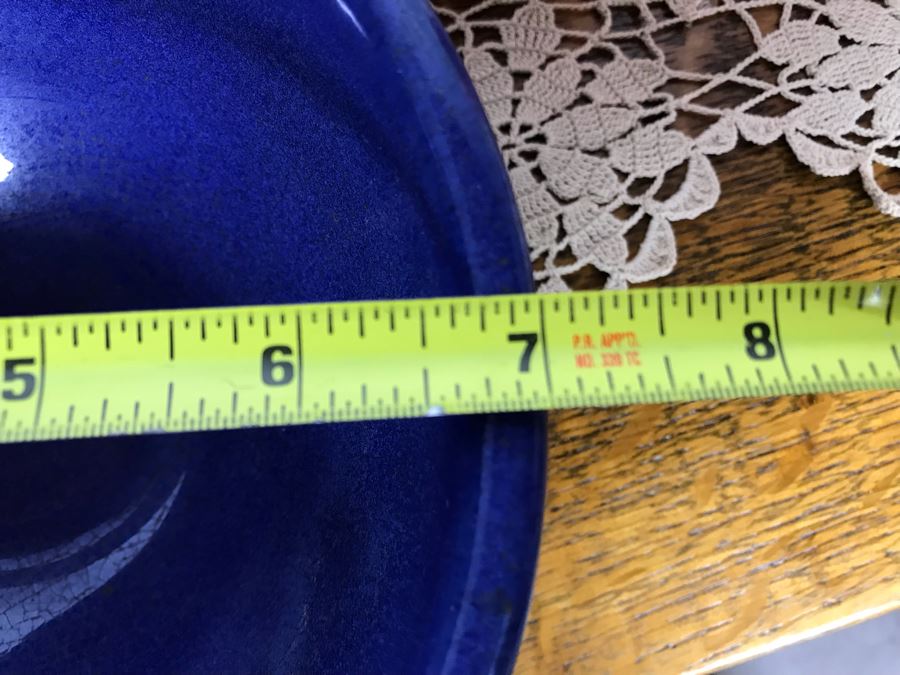 Vintage Colorful Mid-Century Nesting Mixing Bowls (4) Unmarked Pottery Bowls 10.5R - 7R - Just Added [Photo 16]