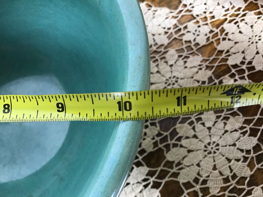 Vintage Colorful Mid-Century Nesting Mixing Bowls (4) Unmarked Pottery ...