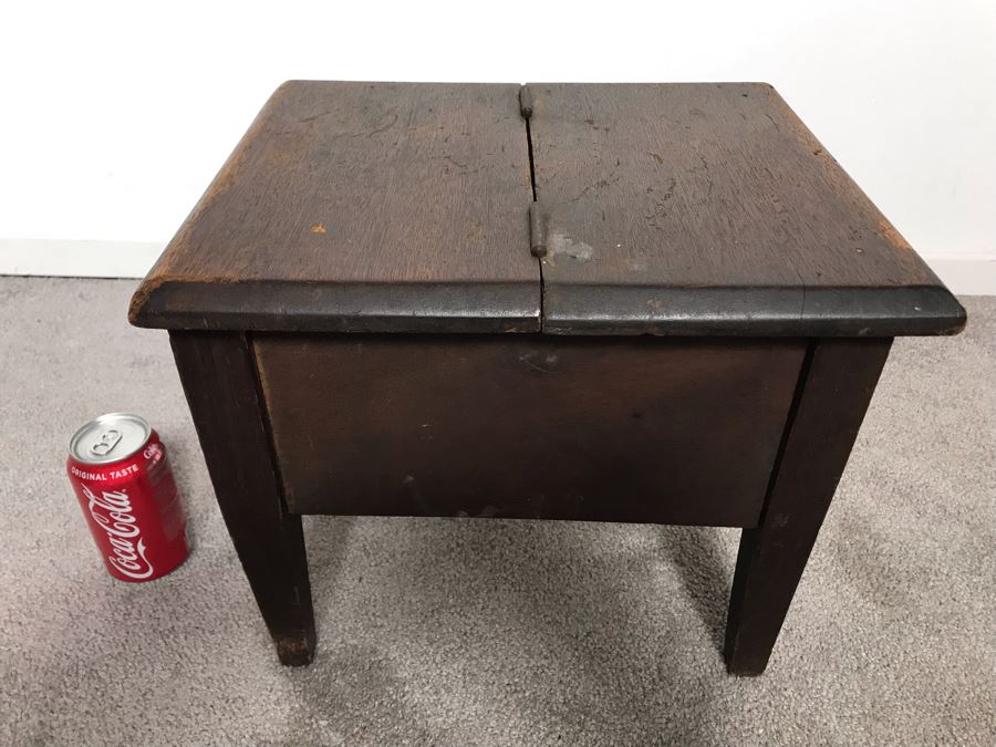 Vintage Shoe Shine Wooden Box 15W X 13D X 13H - Just Added [Photo 8]