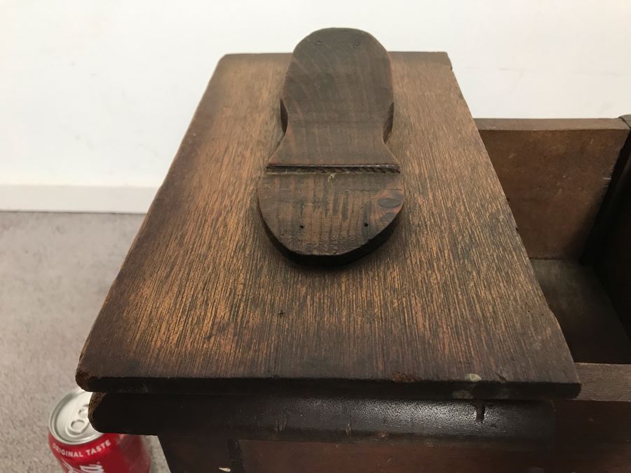 Vintage Shoe Shine Wooden Box 15W X 13D X 13H - Just Added [Photo 5]