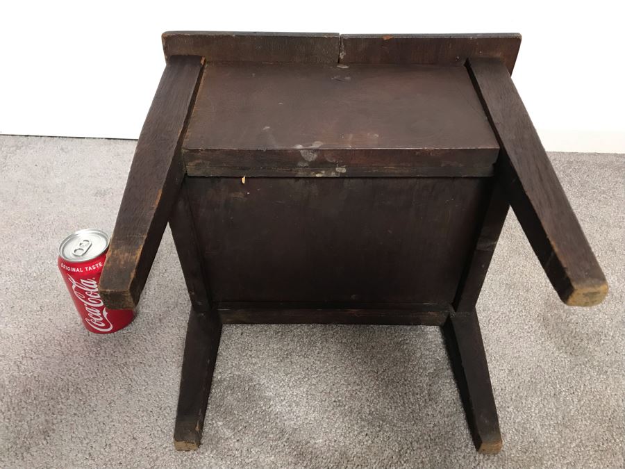 Vintage Shoe Shine Wooden Box 15W X 13D X 13H - Just Added [Photo 9]