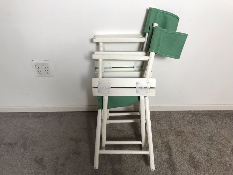 Vintage Pair Of Thom Mcan Shoe Store Advertising Child's Director's Chairs - Just Added [Photo 6]