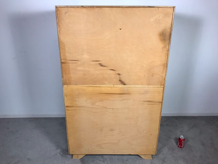 Mid-Century Custome Dowell Furniture Gardena, CA Gentleman's Dresser Highboy Chest Of Drawers 34W X 19D X 56H - Just Added [Photo 15]