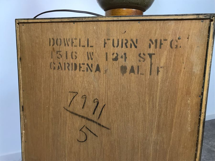 Mid-Century Custome Dowell Furniture Gardena, CA Nightstand Dresser (3) Drawers - Just Added [Photo 15]