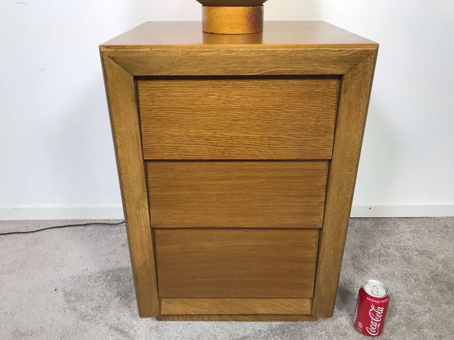 Mid-Century Custome Dowell Furniture Gardena, CA Nightstand Dresser (3) Drawers - Just Added [Photo 3]
