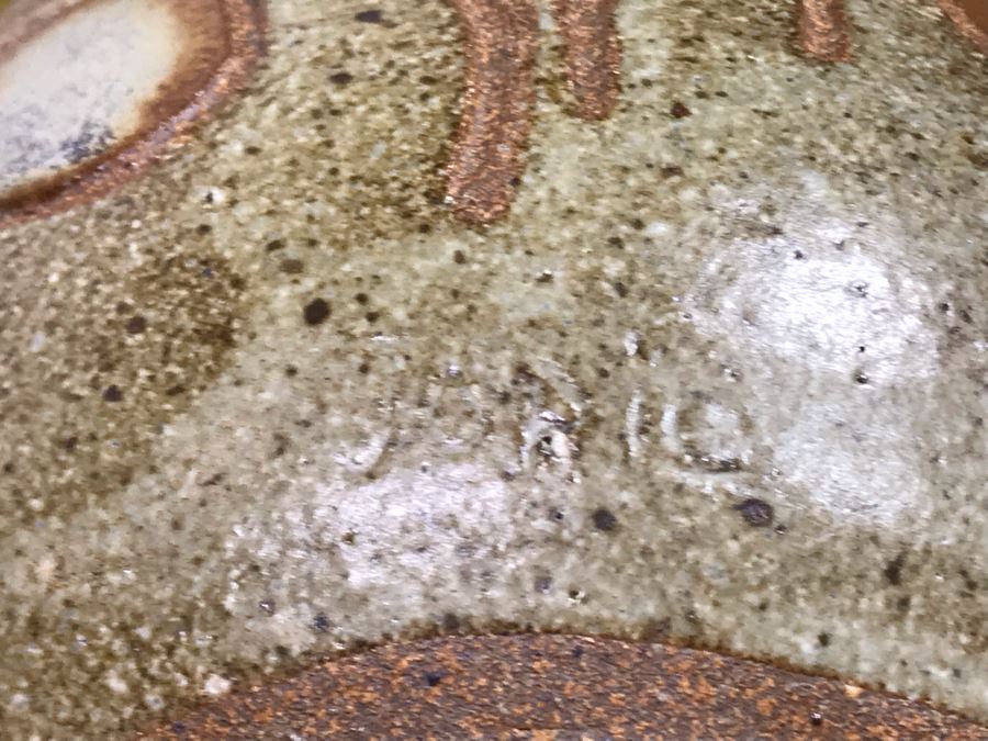 Signed Mid-Century Glazed Art Pottery Table Lamp - Just Added [Photo 14]