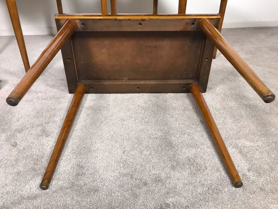 Mid-Century Modern Russel Wright For Conant Ball 8004 1825 Slotted Nesting Tables (3) Tables 20W X 26D X 24H - Just Added [Photo 25]