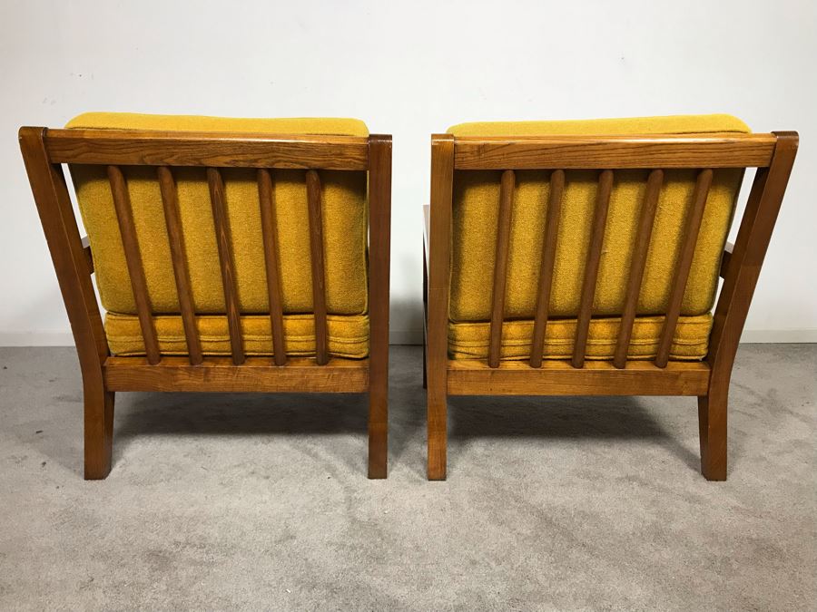 Mid-Century Modern Lounge Armchairs Maker / Designer Unknown (From Same Estate As Conant Ball Furniture) - Just Added [Photo 12]