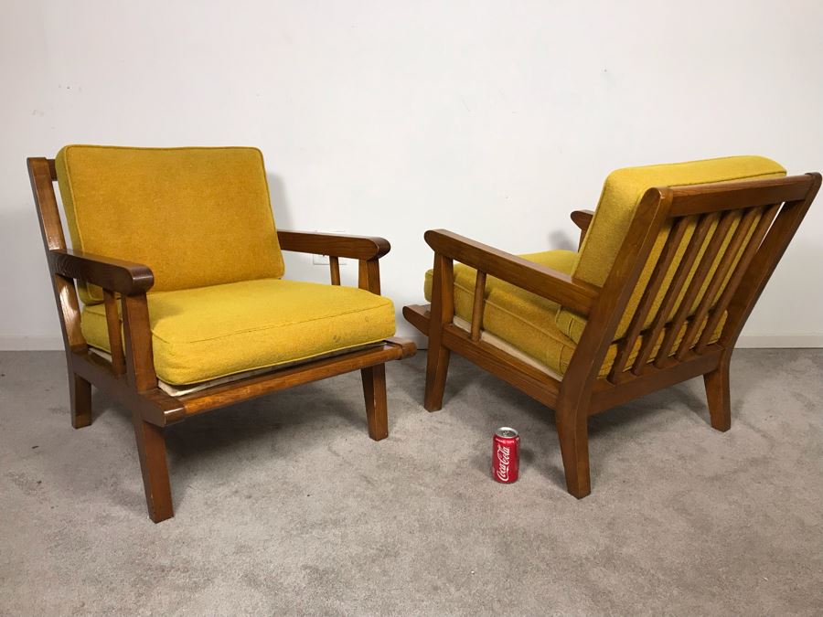 Mid-Century Modern Lounge Armchairs Maker / Designer Unknown (From Same Estate As Conant Ball Furniture) - Just Added [Photo 10]