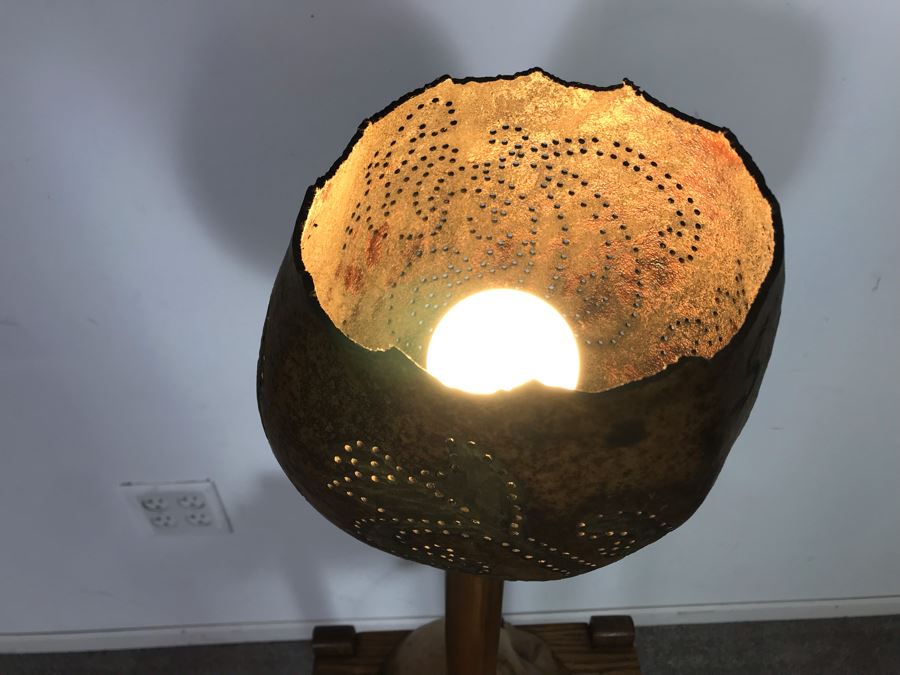 Bambu & Totumo Colombian Organic Table Lamp 20H - Just Added [Photo 9]