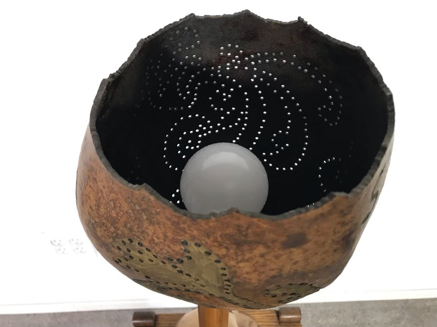 Bambu & Totumo Colombian Organic Table Lamp 20H - Just Added [Photo 10]