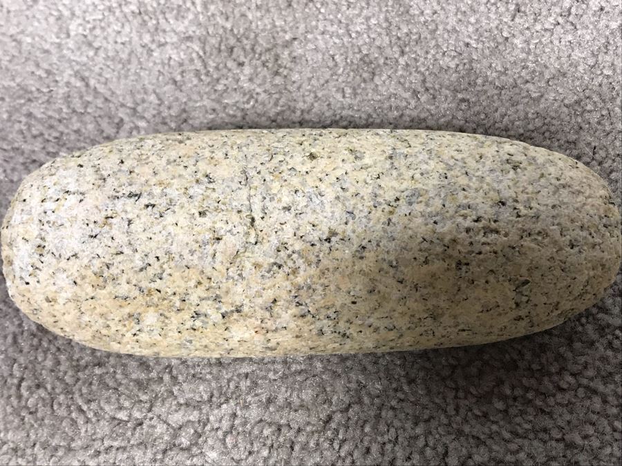 Huge Native American Natural Stone Metate And Mano Grinding Stone Well Used - Very Heavy To Lift 15W X 16D X 8H - Just Added [Photo 15]