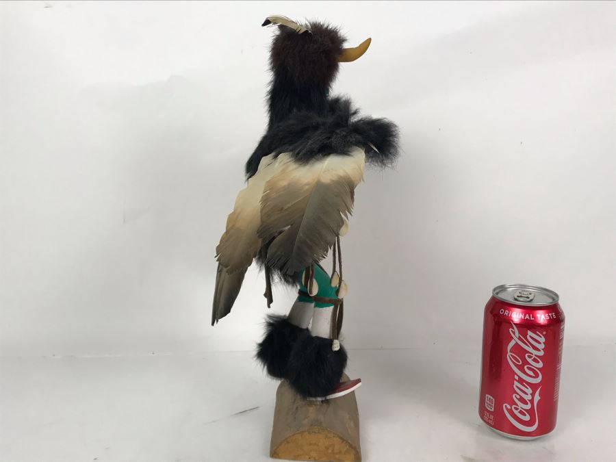 Signed Native American Eagle Dancer Kachina Doll By N. Smith 15W X 13.5H - Just Added [Photo 9]