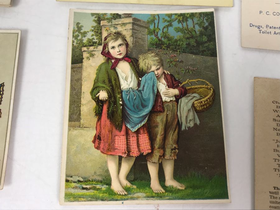 Collection Of Advertising Cards, Calling Cards, Visitor Cards Ayer's Pills, German Yeast Co - Showing Sample - More In Box To Left - See Photos - Just Added [Photo 7]