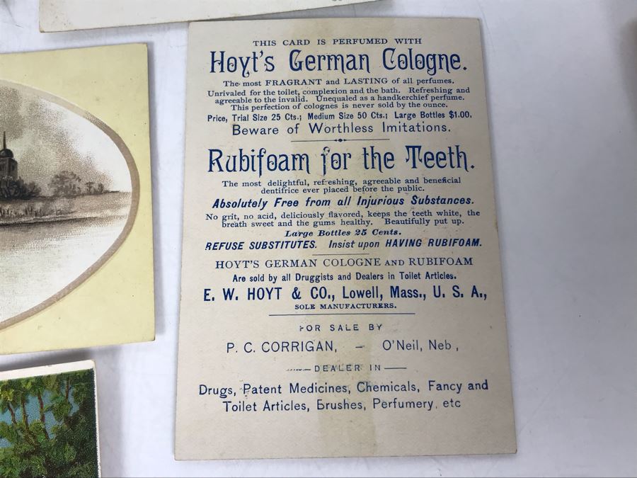 Collection Of Advertising Cards, Calling Cards, Visitor Cards Ayer's Pills, German Yeast Co - Showing Sample - More In Box To Left - See Photos - Just Added [Photo 6]