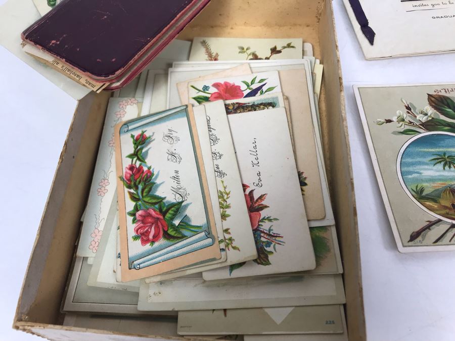 Collection Of Advertising Cards, Calling Cards, Visitor Cards Ayer's Pills, German Yeast Co - Showing Sample - More In Box To Left - See Photos - Just Added [Photo 18]