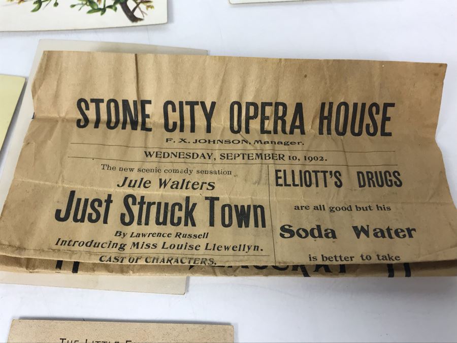 Collection Of Advertising Cards, Calling Cards, Visitor Cards Ayer's Pills, German Yeast Co - Showing Sample - More In Box To Left - See Photos - Just Added [Photo 15]