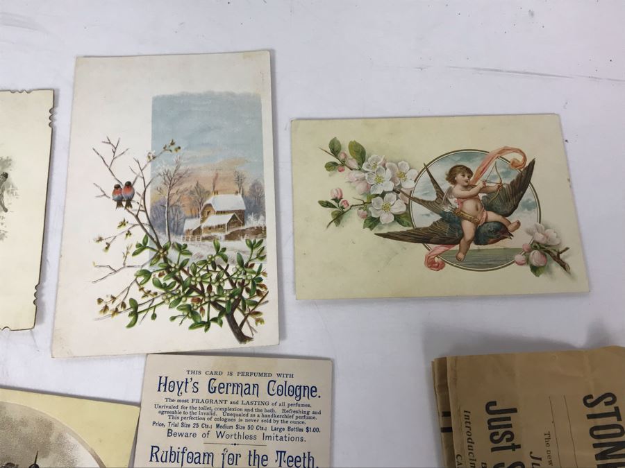 Collection Of Advertising Cards, Calling Cards, Visitor Cards Ayer's Pills, German Yeast Co - Showing Sample - More In Box To Left - See Photos - Just Added [Photo 12]
