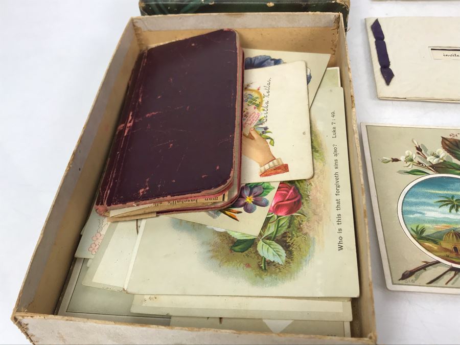 Collection Of Advertising Cards, Calling Cards, Visitor Cards Ayer's Pills, German Yeast Co - Showing Sample - More In Box To Left - See Photos - Just Added [Photo 16]