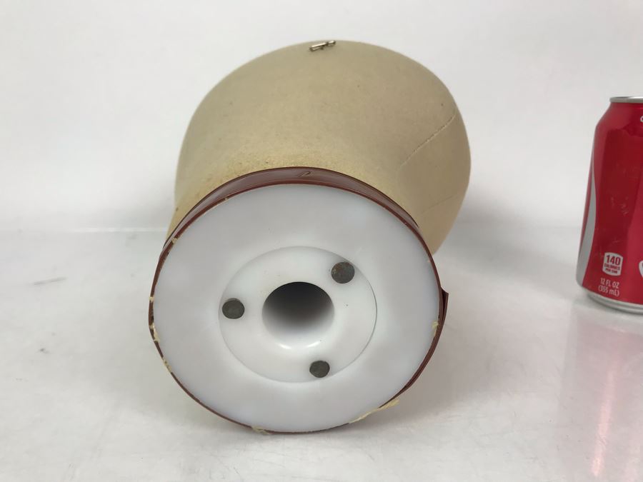 Vintage Canvas Mannequin Head Form With Max Mara Sequin Embellished Knit Hat (Hat Retails For $285) - Just Added [Photo 6]