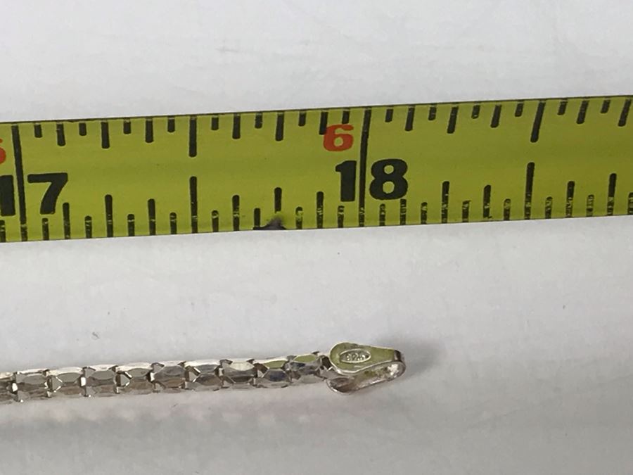 Sterling Silver Italian Box Chain 18L 5.8g - Just Added [Photo 10]