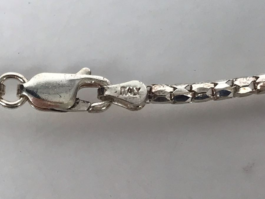 Sterling Silver Italian Box Chain 18L 5.8g - Just Added [Photo 9]