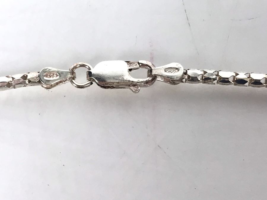 Sterling Silver Italian Box Chain 18L 5.8g - Just Added