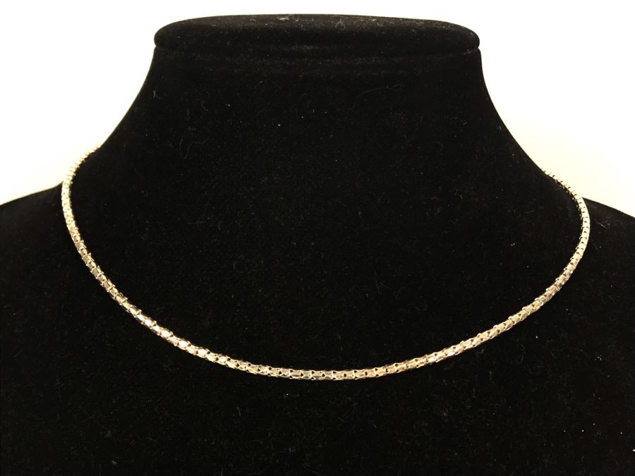 Sterling Silver Italian Box Chain 18L 5.8g - Just Added [Photo 1]