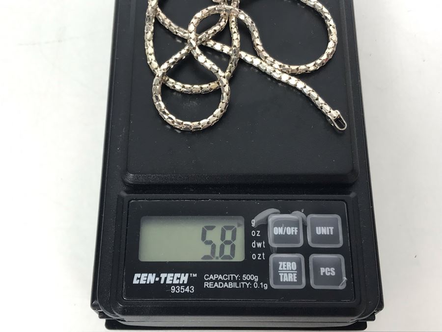 Sterling Silver Italian Box Chain 18L 5.8g - Just Added [Photo 11]