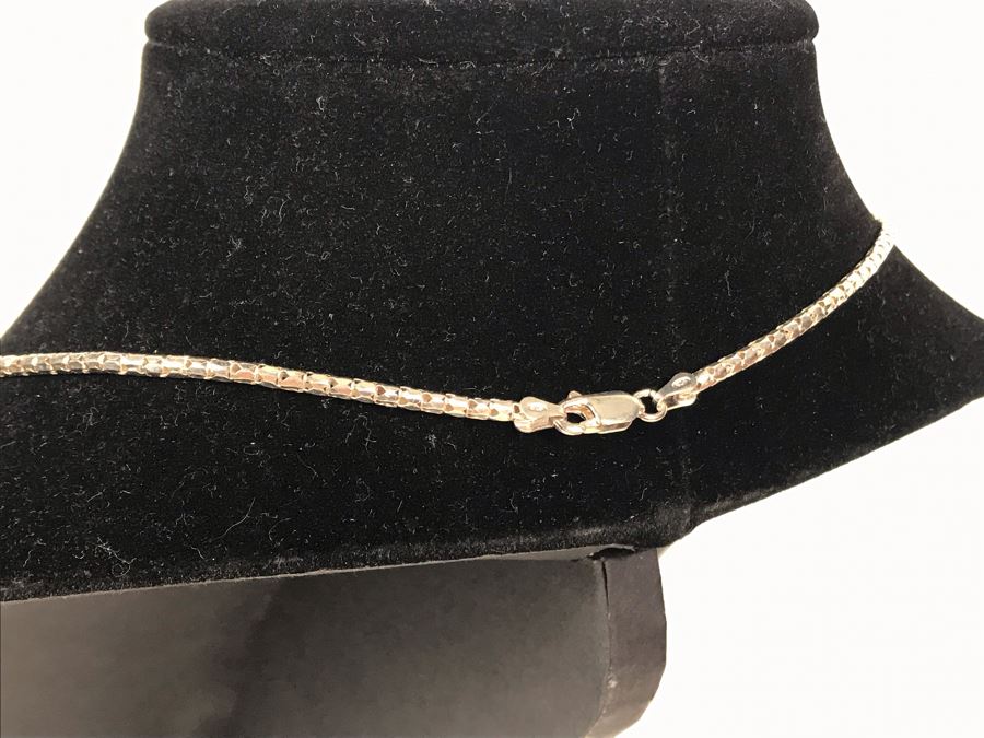 Sterling Silver Italian Box Chain 18L 5.8g - Just Added [Photo 3]