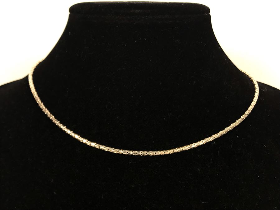 Sterling Silver Italian Box Chain 18L 5.8g - Just Added [Photo 2]