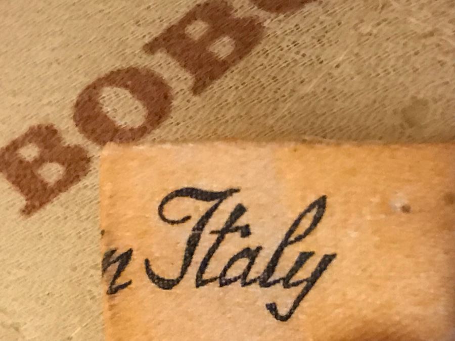 JUST ADDED - Vintage Italian Leather Roche Bobois Armchair With Ottoman Very Worn Perfect For Hipster Man Cave Library - See Photos For Wear - Slight Tear In Seat Cushion 48W X 40D X 32H [Photo 10]