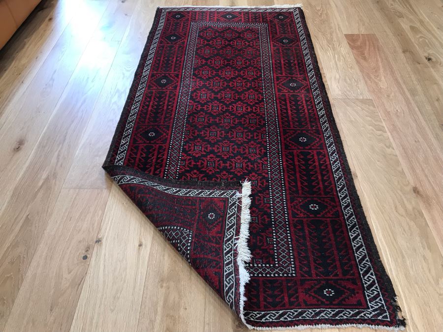 JUST ADDED - Vintage Hand Knotted Persian Runner Rug 83 X 38.5 [Photo 12]